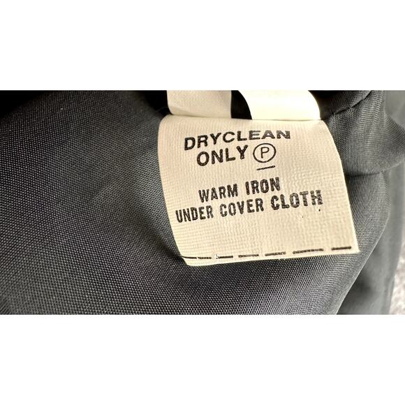 Simona Womens Long Jacket or Dress Size 12 AU* Black 100% Wool Oversized Buttons - Picture 10 of 14